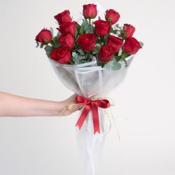 13'lü Kırmızı Gül Buketi