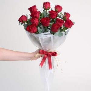 13'lü Kırmızı Gül Buketi