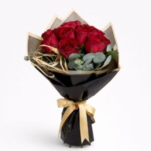 11 kırmızı gül buketi