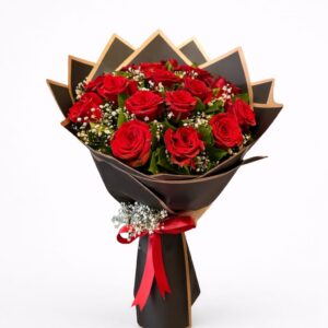 Aksaray çiçekçi aynı gün teslim 15 Kırmızı Gül Buketi