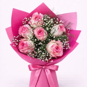 Aksaray çiçekçi aynı gün teslim Pembe Gül Buketi