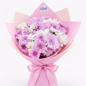 Aksaray çiçekçi aynı gün teslim Pembe Beyaz Papatya Buketi