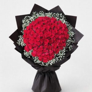 Aksaray çiçekçi aynı gün teslim 101 Kırmızı Gül Buketi