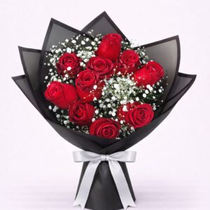 Aksaray çiçekçi aynı gün teslim 10 Kırmızı Gül Buketi