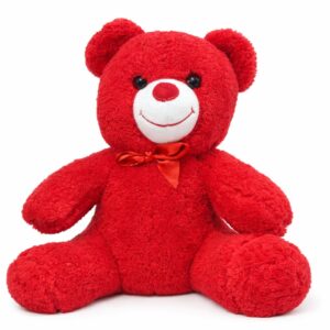 35 cm kırmızı peluş ayı Aksaray merkez aynı gün teslim – Şimal Çiçekçilik