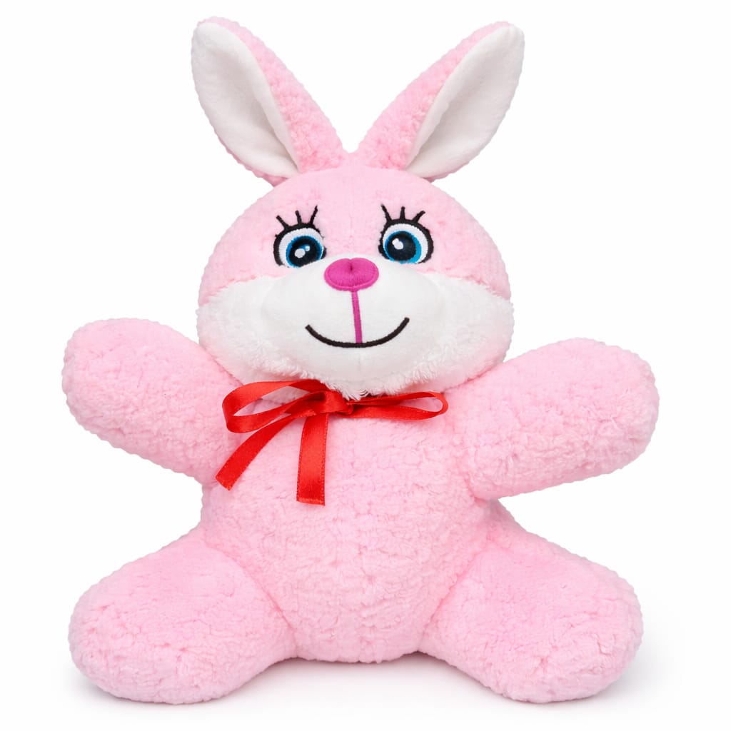 25 cm pembe peluş tavşan Aksaray merkez aynı gün teslim – Şimal Çiçekçilik