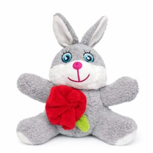 25 cm gri peluş tavşan Aksaray merkez aynı gün teslim – Şimal Çiçekçilik