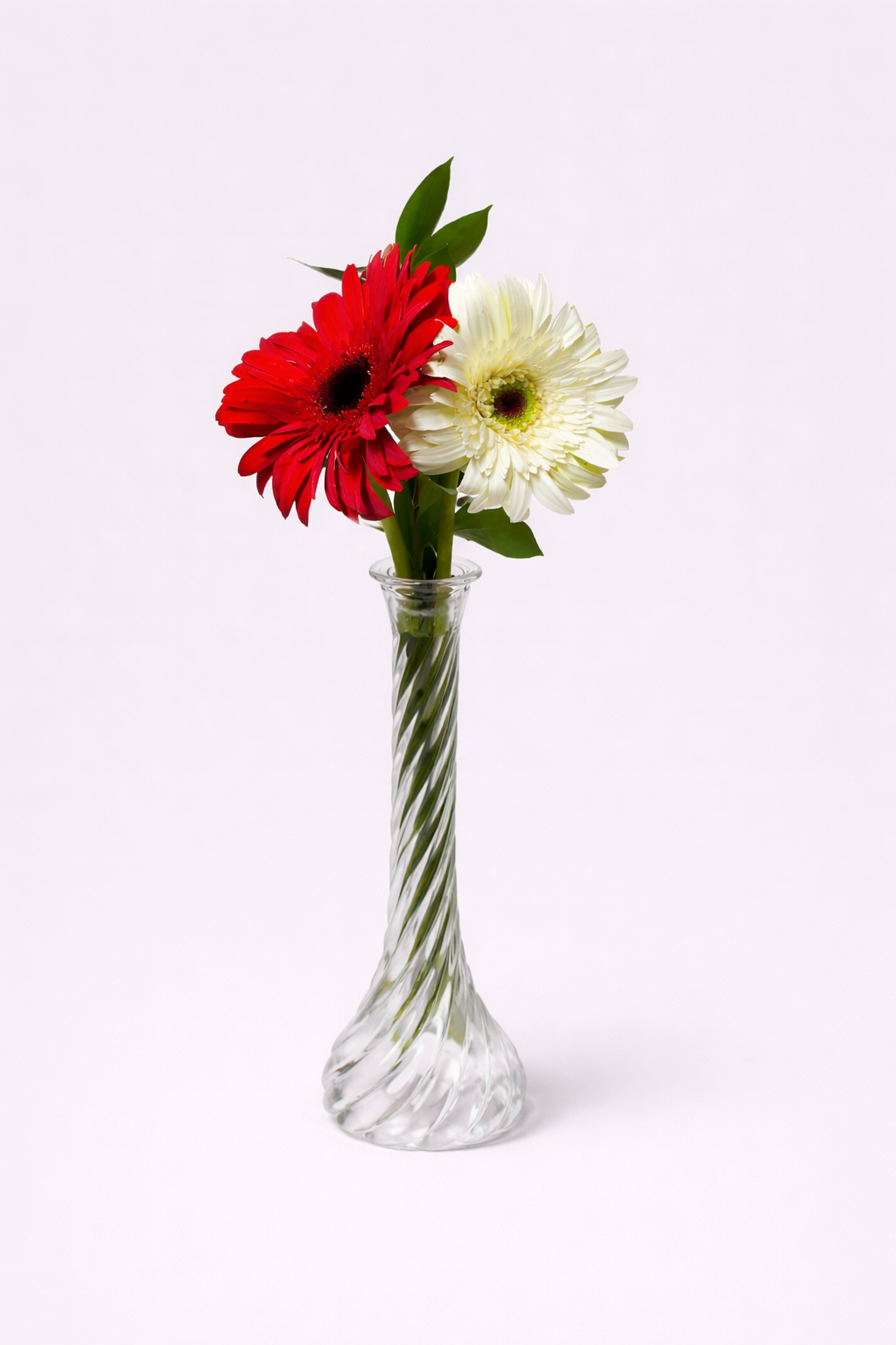 İnce Silindir Vazoda Gerbera